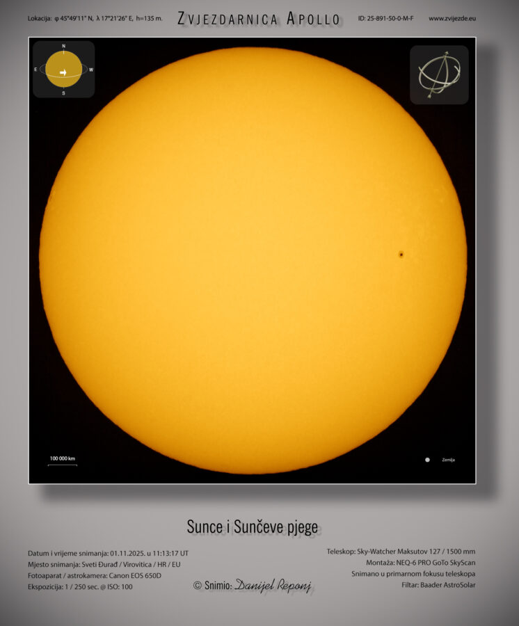Sunce u vidljivom dijelu spektra